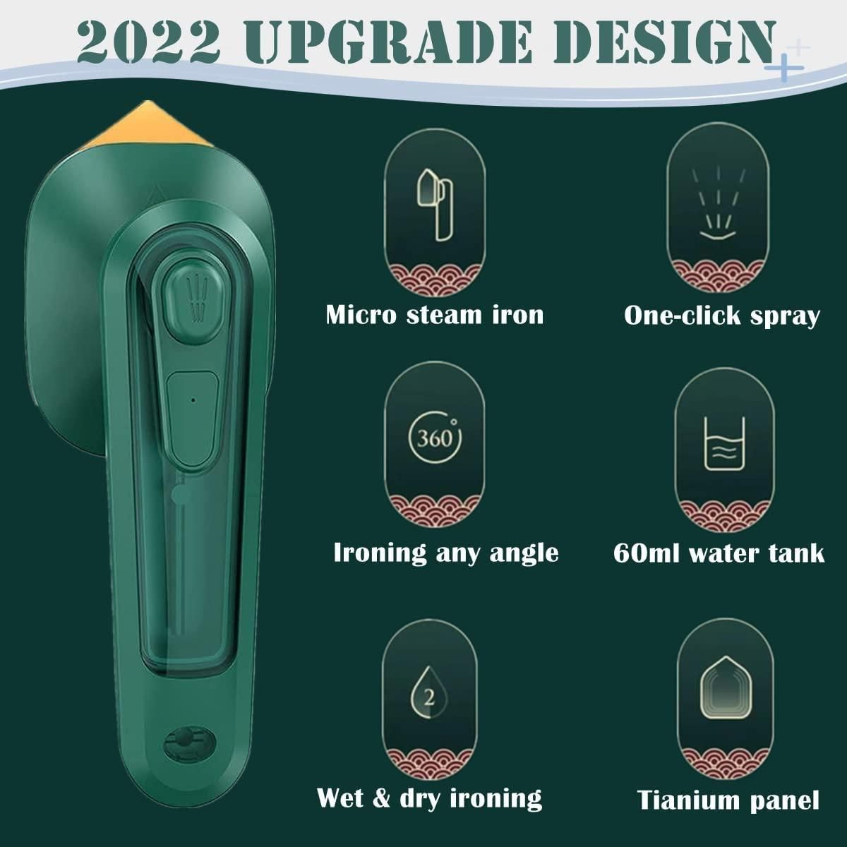 Portable Iron Travel Steamer for Clothes | Mini Handheld Press Support Dry And Wet Ironing Small Size Irons Suitable for Outing & Home