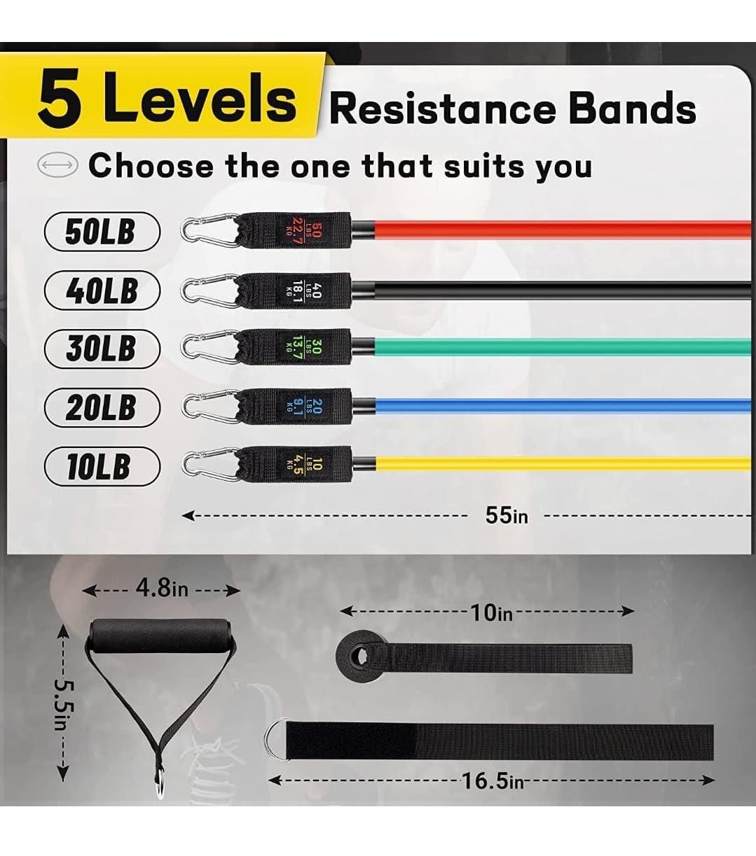 Resistance Band Set | for Heavy Workout