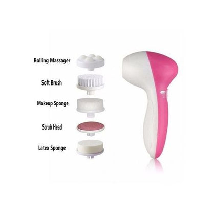 5 in 1 Portable Electric Facial Cleaner !