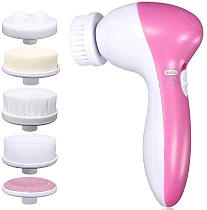 5 in 1 Portable Electric Facial Cleaner !