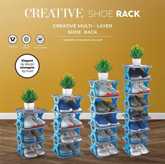 Smart Foldable Shoes Tier | Shoe Rack 6 Layer